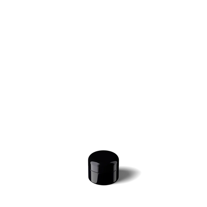15 ml Miron Kosmetikdose mit schwarzem Deckel