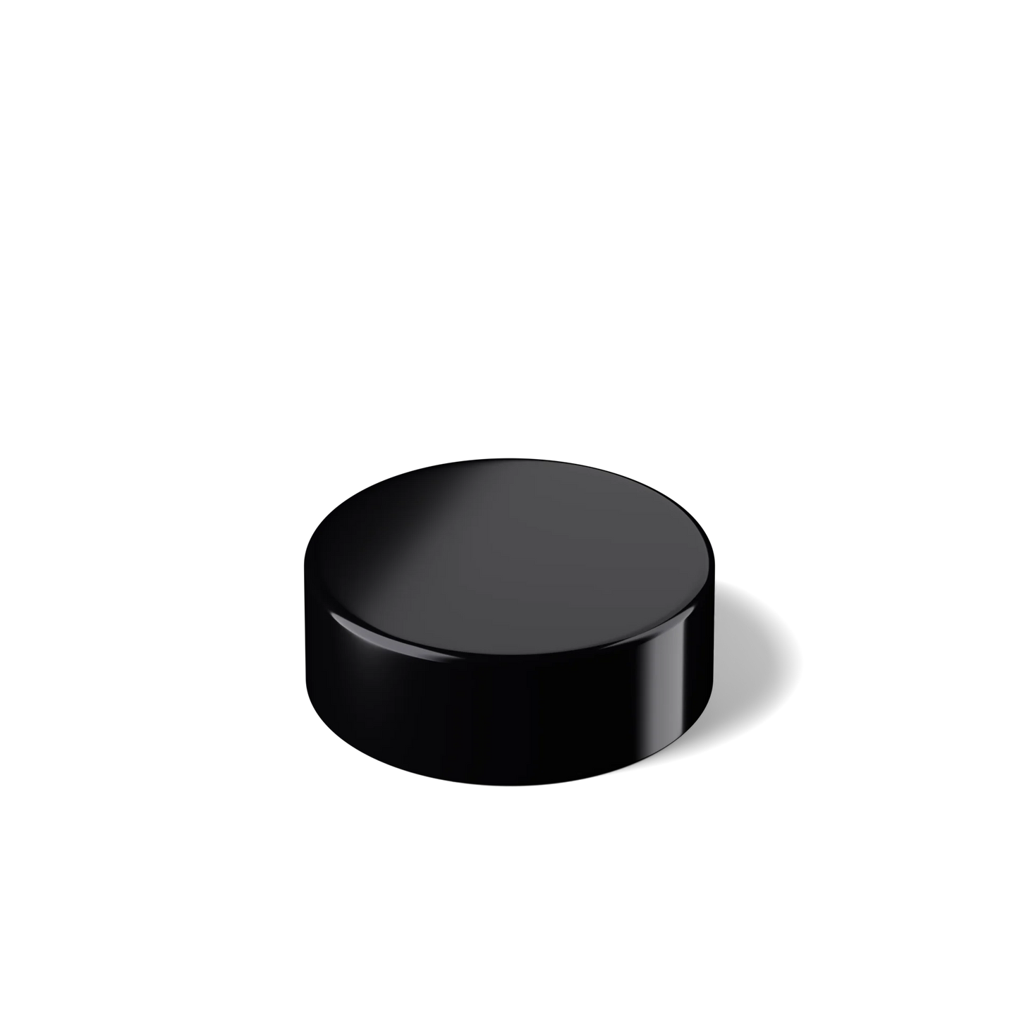 Tarro cosmético Miron de 5 ml con tapa negra a prueba de niños