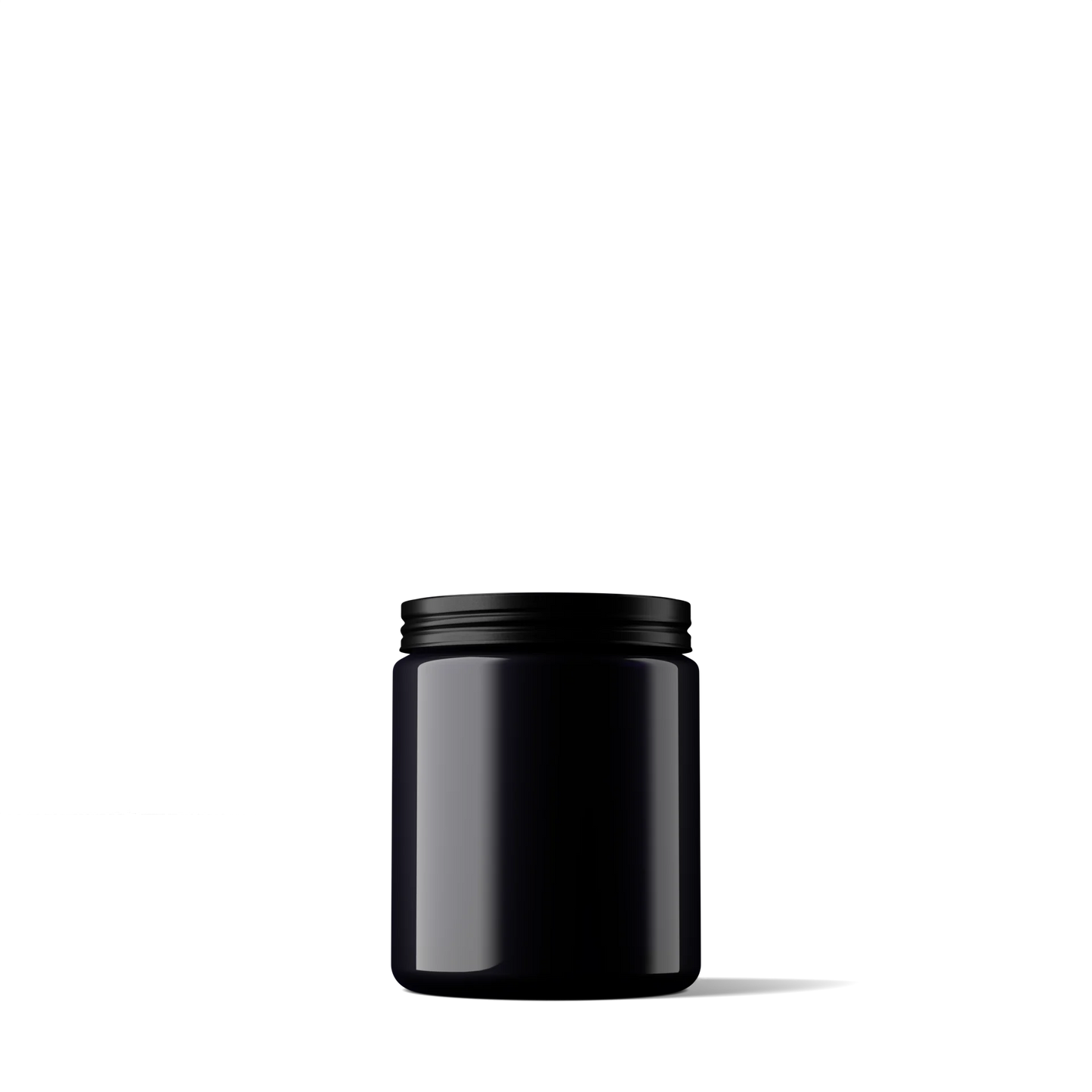 250 ml Miron Weithalsglas mit schwarzem Deckel